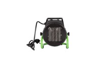 JBM Električna grijalica s ventilatorom 3 kW 240 V 30 m2 protok zraka 280 m3/h 2,85 kg (54230)