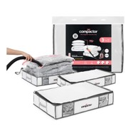 COMPACTOR Vakuumske/ojačane tekstilne kutije za pohranu odjeće u setu 3 kom 45x65x15, 5 cm Life