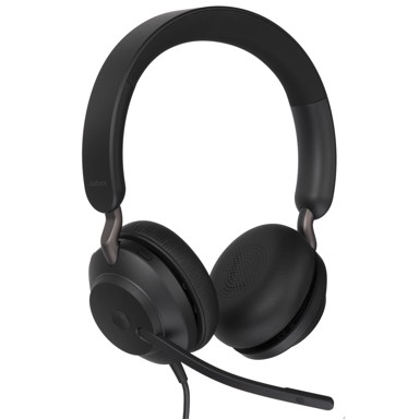 JABRA Slušalice Evolve2 40 SE MS Stereo Headset, crne, USB-A