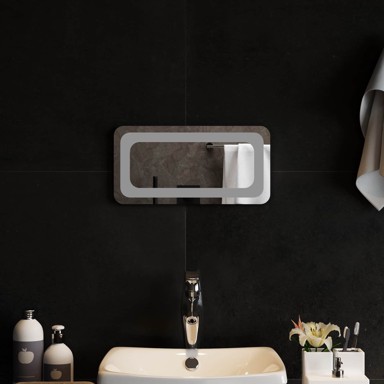 LED Kupaonsko ogledalo 40 × 20 cm, prozirno