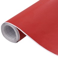 Folija Za automobil, 2 kom, 4D, crvena, 100 x 150 cm + 50 x 150 cm