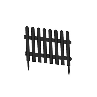 BLUMAX PVC ograda 44X7X35 cm 7/1= 3,03 m antracit