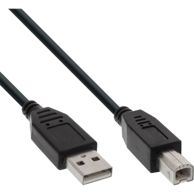 INLINE USB-A na USB-B kabel 34557X, USB 2.0, 7 m, crni