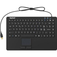 KEYSONIC Tipkovnica KSK-5230IN, USB, QWERTZ švicarska, crna