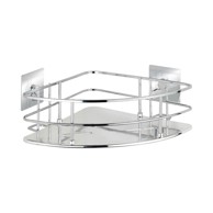 WENKO Polica Quadro samoljepljiva kutna