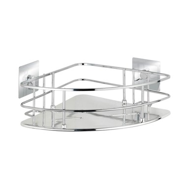 WENKO Polica Quadro samoljepljiva kutna