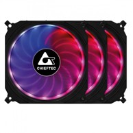 CHIEFTEC Set RGB ventilatora CF-3012-RGB, 3x120 mm