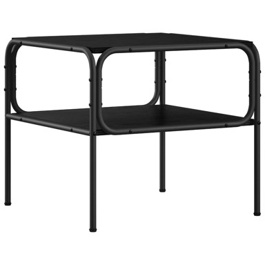 Bočni stol 100 x 50 x 46 cm od konstruiranog drva, crni hrast