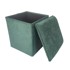 Tabure sa spremištem Cube 40,5x40,5x44 cm, zeleni
