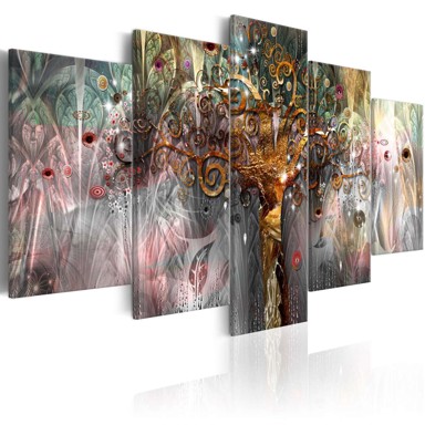 Slika Golden Tree II 100x50