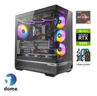 ANNI Stolno računalo Gamer Elite / AMD Ryzen 9 9950X3D, 128 GB RAM, 4 TB SSD, FreeDOS, crna