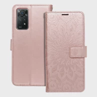 MEZZO Torbica Book Case za Xiaomi Redmi Note 11 Pro / 11 Pro 5G / 12 Pro 4G / LTE, mandala ružičasto zlatna
