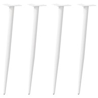 Noge za konzolni stol konusnog oblika, 4 kom, 72-73 cm, bijela