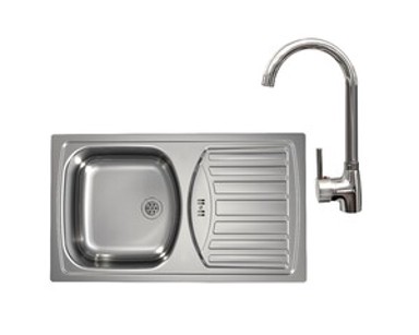 ALVEUS Sudoper BASIC 150 PP FI90 i slavina NELA