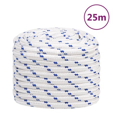 Brodski konop bijeli 20 mm 25 m od polipropilena