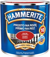 HAMMERITE Boja za metal Straight to Rust 0,25 L, crvena sjajna