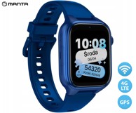 MANTA Dječiji pametni sat STELIO JUNIOR 4G LTE, tamnoplava