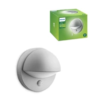 PHILIPS Zidna svjetiljka June, sa senzorom, 1x12W, siva