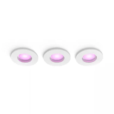 PHILIPS HUE ugradbeni LED downlight Xamento 3XGU10, bijeli