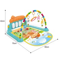 IGGY ZIGGY Interaktivna igračka klavir pozadina, višebojna