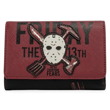 LOUNGEFLY Novčanik Friday the 13th Jason Mask Tri-fold