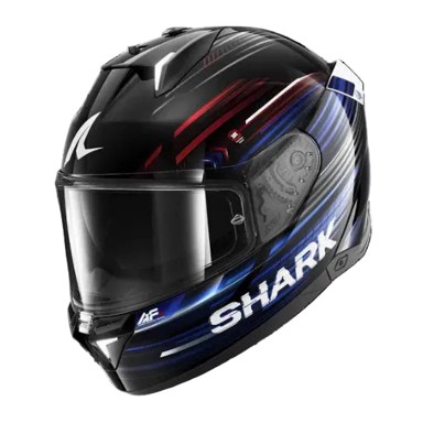 SHARK Kaciga SKWAL i3 LIGHT-BLUR, M, crna, crvena, plava