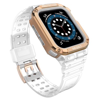 PROTECT Narukvica Strap Band, Apple Watch 38/40/41 mm, prozirna, rose gold