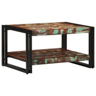 Stolić za kavu 70x50x38 cm, obrađeno puno drvo, višebojni