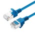 Mrežni spojni kabel, U/FTP, kategorija 6A, tanka izvedba, LSZH, duljina 0,5 m, plava