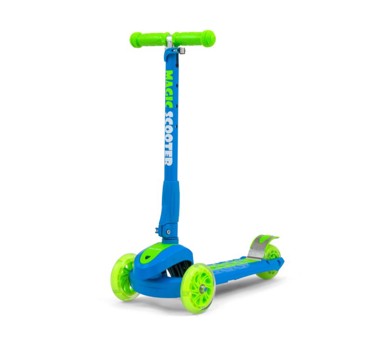 MILLY MALLY Romobil na 3 kotača Scooter Magic, plavo-zeleni