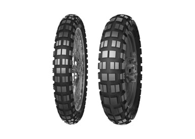 MITAS Moto guma Dakar 110/80B19 59T E-10 (F) TL M+S, žuta crta