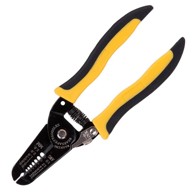 DELI TOOLS Kliješta za skidanje izolacije 0,6–2,6 mm, crna
