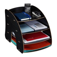 NORTHIX Pretinac za dokumente s 4 A4 ladice, stolni organizator