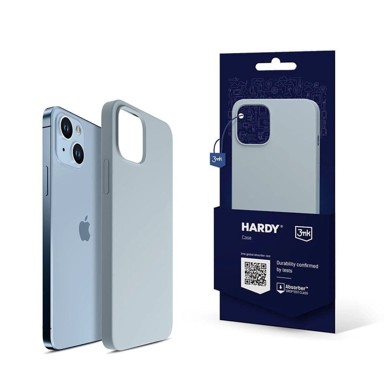 3MK Hardy Silicone MagCase, iPhone 14 Plus, modro