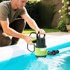 HOMESTAR Potopna pumpa za vodu s plovnim prekidačem 400 W 9000 l/h 16x14x27 cm, zelena