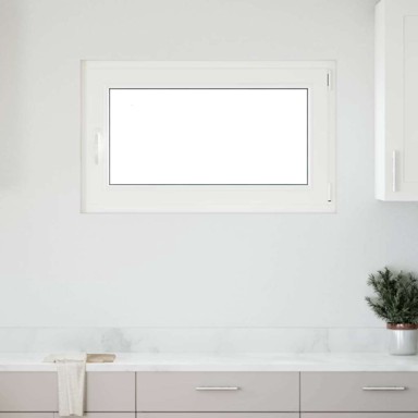 Prozor za podrum Risor 100 x 70 cm, PVC i staklo, trostruki sloj, naginjanje i okretanje desno, antracit
