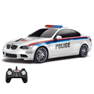 KAZOO Auto na daljinsko upravljanje BMW M3, 1:18, policijski, bijela