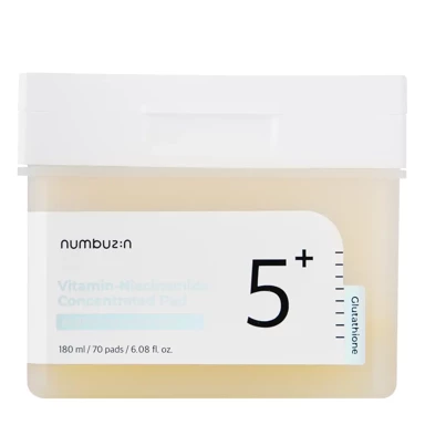 NUMBUZIN Pamučni jastučići za lice No.5 Vitamin Niacinamide Concentrated Pad, 180 ml, 70 kom