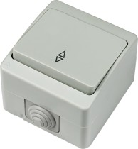 Prekidač nadžbukni sklopka izmjenična IP54 N/Ž 10A-250V