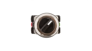 PROMET 2-Pozicijska sklopka, gumb 30 mm, 1NO, 1NC, nepovratna, W0-NEF30-TPA XY S, crna