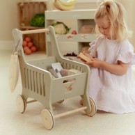 LITTLE DUTCH Drvena kolica za kupovinu