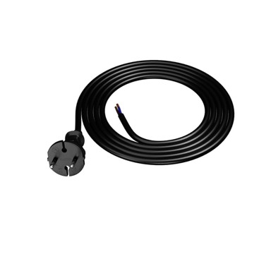 Poliuretanski kabel s ravnim utikačem 1,5 m 2 x 1,5 mm² tip e radionica