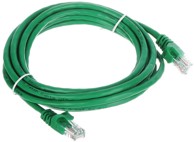 DELTA Mrežni patch kabel RJ45 Cat.5e U/UTP, 3 m, zeleni