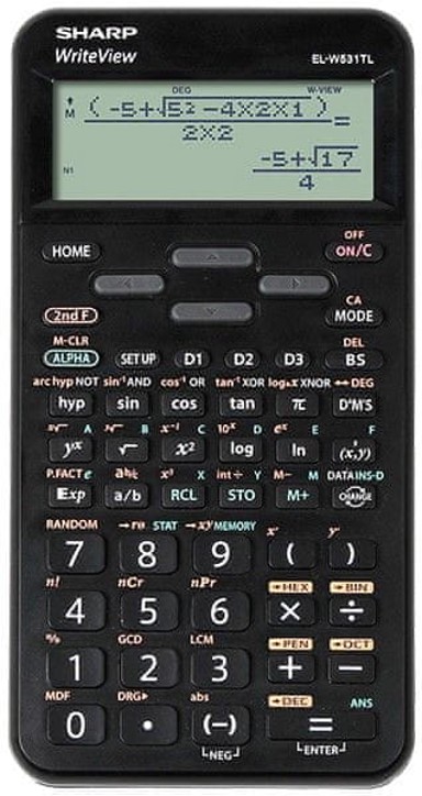 SHARP Tehnički kalkulator ELW531TLBBK, 420 funkcija