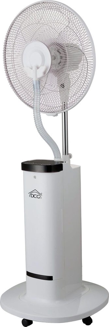 DCG Stajaći ventilator s raspršivačem VE1455TT, 3 lopatice, visina 136 cm, bijela