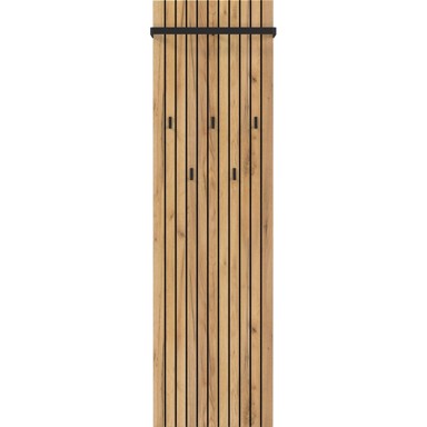  GERMANIA Zidna vješalica u dekoru hrasta u prirodnoj boji 46 cm, Libbiano