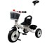 Tricikl T8 EVA kotači, bicikl na guranje, bijeli i crni