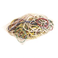 SIAM Gumena vezica, sortirane veličine, 100 g, 120-30 mm, sortirane boje