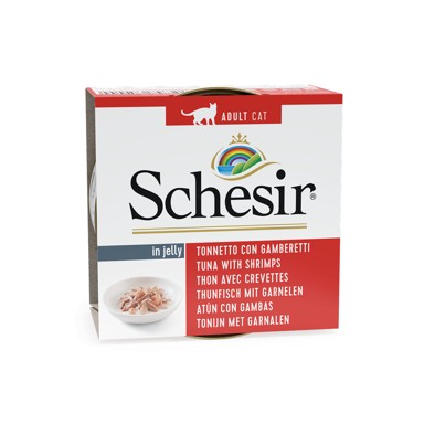 SCHESIR Cat tuna s kozicama, konzerva 85 g