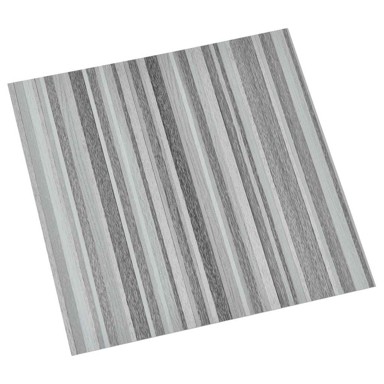 Samoljepljive PVC pločice za pod 30,5 x 30,5 cm, sivo-crne, 20 kom